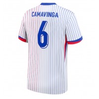 Camisa de time de futebol França Eduardo Camavinga #6 Replicas 2º Equipamento Europeu 2024 Manga Curta